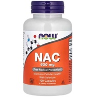 NOW -NAC, 600 mg, 100 ~250 Capsules