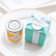 歐美流行Tiffany經典藍盒裝 + 英國進口 Tiptree迷你蜂蜜 送客禮