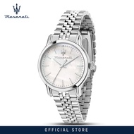 【2 Years Warranty】 Maserati Epoca 34mm Mother Of Pearl Dial นาฬิกาข้อมือผู้หญิง รุ่น Quartz R8853118