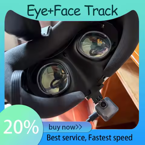 Cymple VRChat Eye Track Face Tracking Device for Quest 3/3S/2 Pico 4 Ultra/Pico4/PicoNeo 3 Full Body