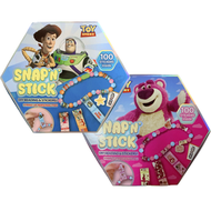 迪士尼Toy Story 反斗奇兵 串珠貼紙手鏈 | Disney Snap N Stick | 2 盒 | 200 個貼紙| 方便携帶 收納 | 好玩|手工|派對小禮物|集中力練習|平行進口