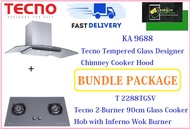 TECNO HOOD AND HOB BUNDLE PACKAGE FOR ( KA 9688 &amp; T 2288TGSV) / FREE EXPRESS DELIVERY