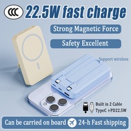 【3C Certification】3c Powerbank 20000mAh Magnetic Wireless Powerbank PD 22.5W Fast Charging Powerbank