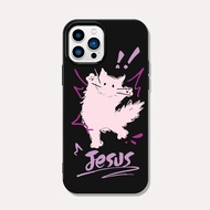 ทำให้แมวตกใจ Macaron Jelly TPU เคสโทรศัพท์ For iPhone เคส 11 13 12 14 15 Pro Max X Xs Max XR 7 8 Plus SE 2020 SE2 Soft Case นิ่มกันกระแทก เคสไอโฟน11