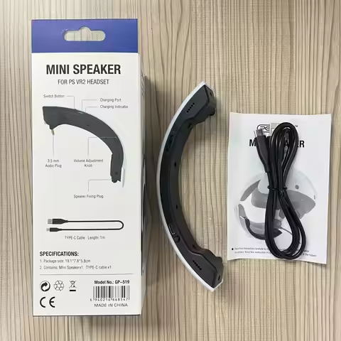 NEW GP-519 For PS VR2 Stereo External Speaker for PSVR2 Helmet Portable External Stereo Mini Speaker