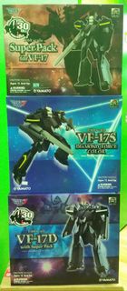 (星期六弼街倉自取) =咱出價 post 在有貨= .Macross 7 超時空要塞 DX Yamato Arcadia  VF-17S , VF-17D 限定 Super and Strike pa