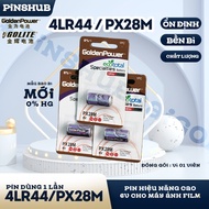 [EU STANDARD] 6V 4LR44 Alkaline GOLDEN POWER BATTERY film camera PX28L / PX28 / 4SR44 / PX28A / A544