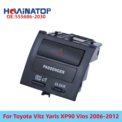 HOWINATOP 555686-2030 High Configuration Hazard Warning Light Flasher Switch For Toyota Vitz Yaris X