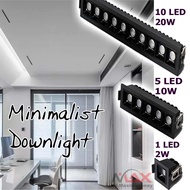 Oemg Decorative Downlight ceiling Minimalist led Durable Electricity PLN 220V Anti Glare Anti Flashing Down light celing Natural white 4000K downlights black ceiling led Spot lamp bedroom white Square Spot light Living Room modern led ceiling light fixtur