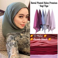 [10 HELAI] HARGA BORONG BAWAL PLEATED HALUS 3 SEGI | PREMIUM PLEATED