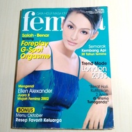 Majalah FEMINA No.40 Okt 2002 ELLEN ALEXANDER Juara II Wajah Femina