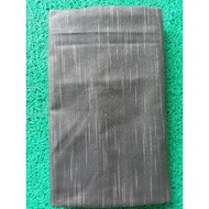 HITAM Black Drizzle Fabric Striated Woven Drizzle Black Drizzle Rain Smooth 2m