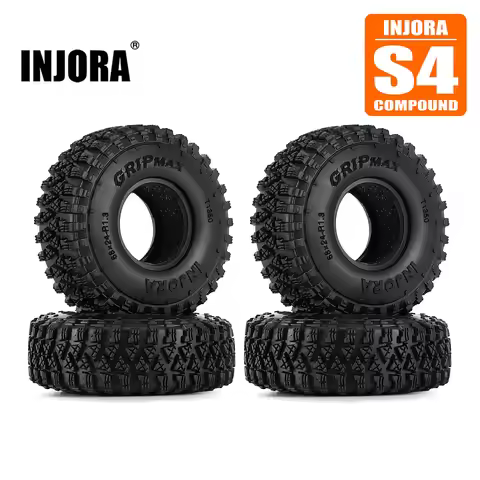 INJORA S4 1.3" 68*24mm Tires for 1/18 1/24 RC Crawlers (T1350)
