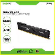 ▩ ✼ ☍ Kingston HyperX Fury 4GB | 8GB 2666Mhz |16GB(2X8)3200mhz | DDR4 | RAM | Memory | RGB | XMP- R