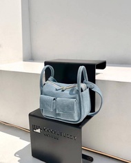 ส่งฟรี!! Brick Jeans Bag กระเป๋าสะพายข้าง ผ้ายีนส์ Denim ทรงสวย มาแรง สไตล์แบรนด์เนม เข้ากับทุกการแ