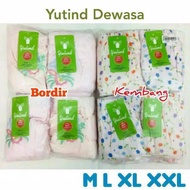 CODE G84B Wholesale 1 dozen 12 pieces yutind plain embroidered women's panties