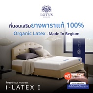 [ฟรี!ชุดผ้าปู] LOTUS ที่นอนยางพารา (สเปคแน่นสบาย) รุ่น i-Latex I หนา 7 นิ้ว ส่งฟรี