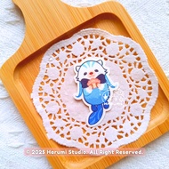 【 Discontinued 】Neuvillette Otter · Genshin Impact · Handmade Die Cut Sticker · Harumi Studio