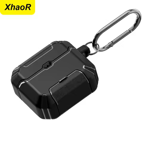 New Phone Holder Earphone Cover For Airpods 4 ANC Case Full Body Protective Shockproof With Hook 2-i