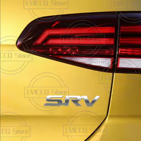 Car Emblem 3D Metal SRV Badge Logo Body Decals Sticker For Toyota Hilux Vigo D4D Revo RAV4 GR Sport 