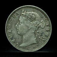 1894年 香港 維多利亞女皇 貳毫 銀幣 Hong Kong Victoria 20 Cents Silver