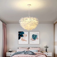 Nordic Feather Ceiling Lamp Decor - Multi-Size - With 16W-48W Led Bulb