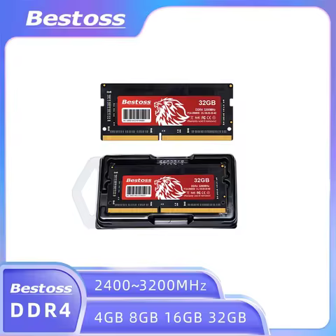 Bestoss High Speed DDR4 4GB 8GB 16GB 32GB 2666MHz 3200MHz NB RAM Memory Stick for Laptop Desktop Gam