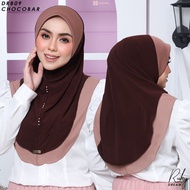 TUDUNG DREAM RUBY ( SIZE L ) Hijab By Hanami
