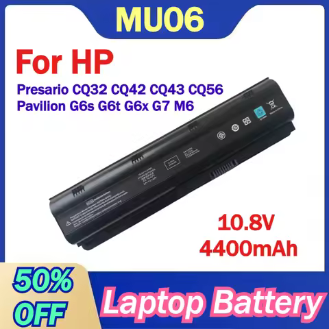 MU06 10.8V 4400mAh Laptop Battery for HP Presario CQ32 CQ42 CQ43 CQ56 CQ57 CQ62 CQ630 CQ72 Pavilion 