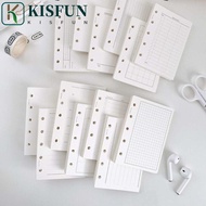 KISFUN M5 A8 Loose-Leaf Notebook Refill Paper, Index Inside Page Cards 5-hole Inner Refill Binder Pa