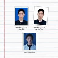 ID PHOTO Actor ver | Seo Kang Joon, Cha Woo Min, Jung Haein, Byeon Woo Seok, Ji Chang Wook, Wi Ha Jo