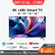 4K High Definition LGBK Smart TV DVBT2 Frameless 43/50/55/60 Inch Voice Control TV Netflix/YouTube/4