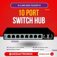 Switch D-Link DES F1010P E 8Port PoE + 2Port Uplink DLink DES F1010PE