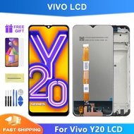 ﹉Original For VIVO Y20i LCD Y20 Y20s Y12s Y21s 2021 Y15A Y12A LCD Screen Display with Frame Replacem