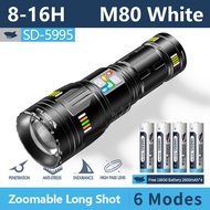 SmilingShark-SD5995-Torchlight-Powerful-Led-M77-Flashlights-8400-Lumens-Super-Bright-USB-Rechargeabl