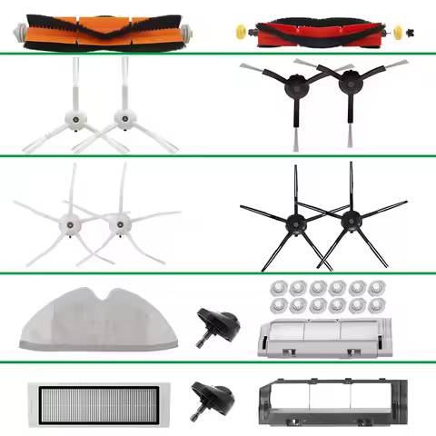 All Accessories for Xiaomi Roborock S5 S6 Max Pure S60 S65 S50 E25 E4 Robotic Vacuum Cleaner (Centre