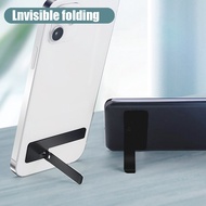 0.6mm Ultra-thin Invisible Back Sticker Mobile Phone Holder Universal Portable Foldable Stainless Steel Desktop Stand