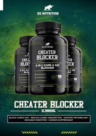 100% Natural OX Nutrition Cheater Blocker 8 in 1 Carb & Fat Blocker