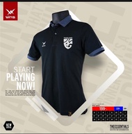 เสื้อโปโลทีมชาติ คอปก เสื้อโปโลโลโก้ช้างศึก แขนสั้น เนื้อผ้าบางเบา ใส่สบาย vins PL-221( DIY ) หัวช้
