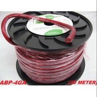 Audioban 4GA AWG Power Cable (100％Full Copper)