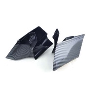 1 Set For Yamaha Y15 Y15ZR Motorbike Basket Carbon Plastic Plastik Set Carbon Box Storage Motor Body Cover Set