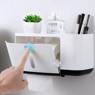 Toilet paper holder with toothbrush holder Ecoco E1808