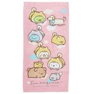 SAN-X - Sumikko 角落生物 毛巾 浴巾 60x120cm - 狗狗款(粉) (平行進口)