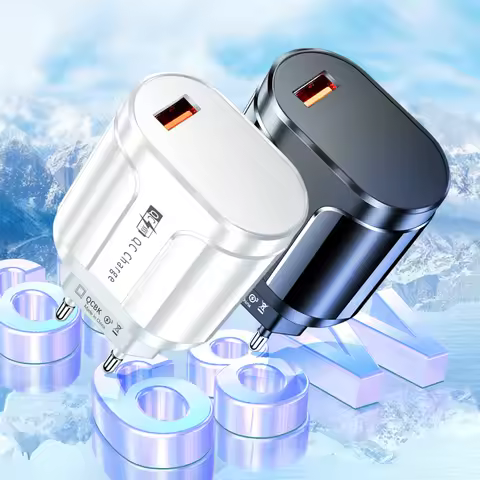 68W USB Charger Quick Charger 3.0 Mobile Phone Fast Charging EU US Plug Charger Portable Wall Adapte