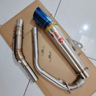 Redleo Exhaust 1set for Sonic150 Exciter 150 RS150 Y15zr Lc135 Spark 135 Raider 150 fi carb Fz150i G