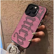 Viral Juicy Style Phone Case Luxury Leopard Sparkly Bling Diamond Pattern Y2K Cover For OPPO Reno 8T