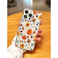 HP Casing VIVO clearhp with Cute Autumn Motif for VIVO Y02T Y15 AS Y16 Y02S Y11 Y12 Y15 Y17S Y18 Y19