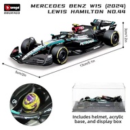 GANGJIE | F1 Race Car Hamilton 2024 Season Model 1:43 Ratio