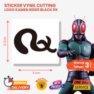 Kamen Rider Logo Cutting Sticker | Kamen Rider Black RX Logo Sticker | Tokusatsu