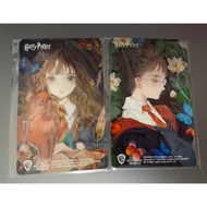 [set of 2]Harry Potter Ezlink card hermione Granger and Harry Potter Ez-link card